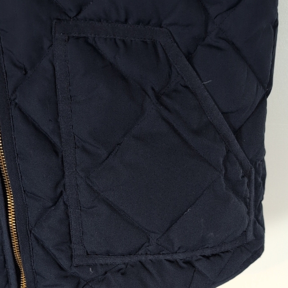 J. Crew Factory Quilted Down and Feather Vest - Picture 4 of 12